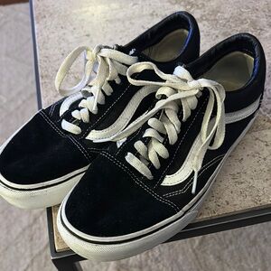 Vans Black and White Sneakers